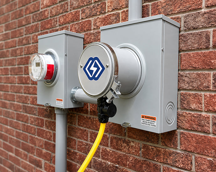 Installed on a secondary meter box